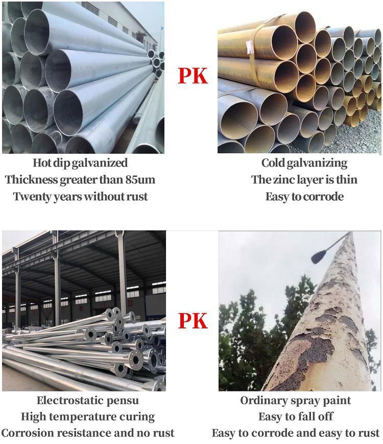 Q235 steel traffic light pole(001)