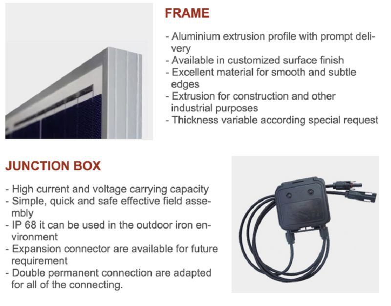 Monocrystalline solar panels