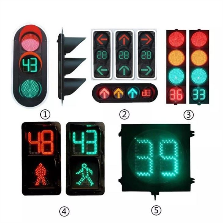 Solar Portable Equipment Smart Controller Intelligent Semaphore Traffic Lights